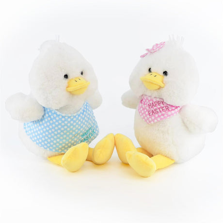 Happy Easter Chicks Super Soft Sitting Toy by The Magic Toy Shop - UKBuyZone