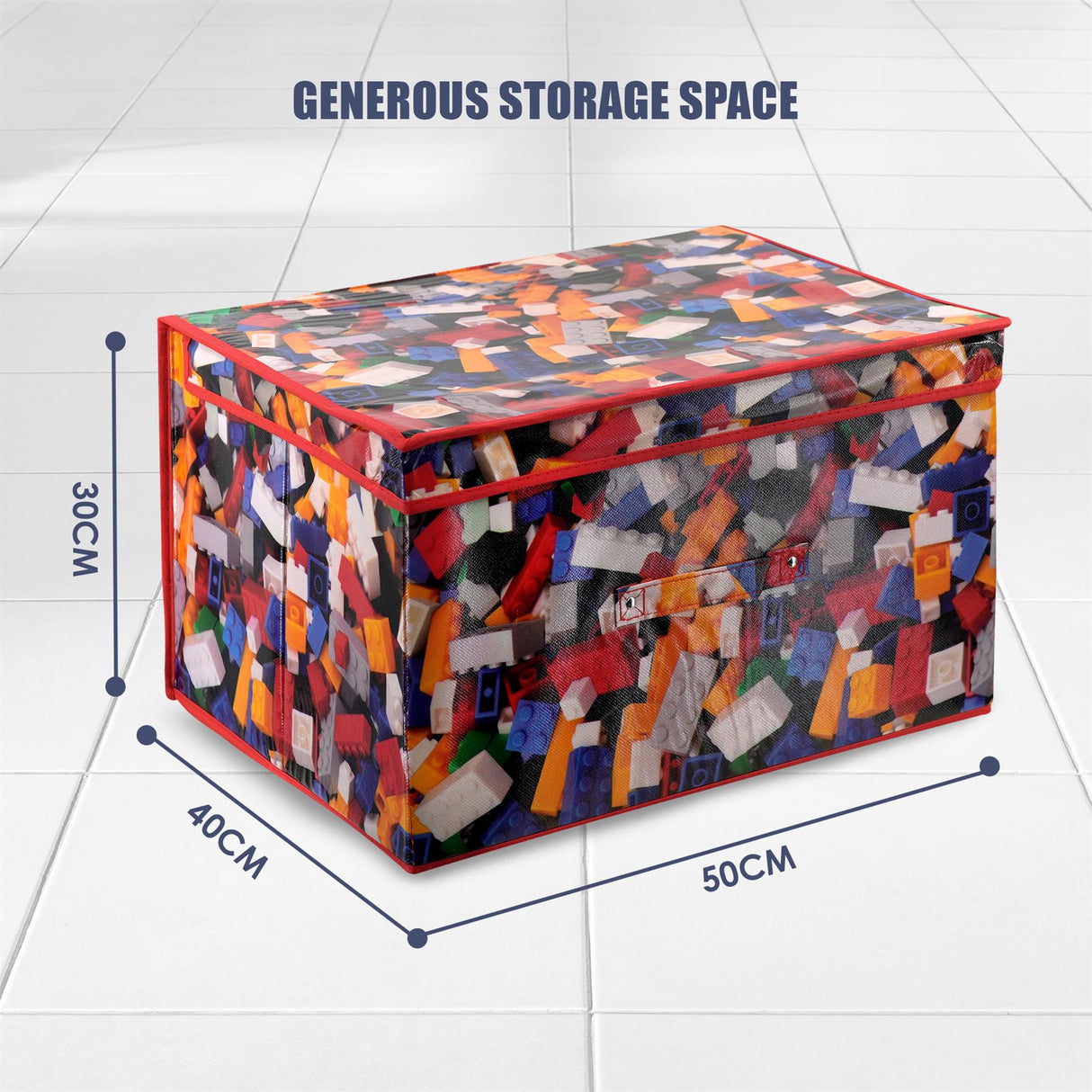 Bricks Large Storage Box by The Magic Toy Shop - UKBuyZone
