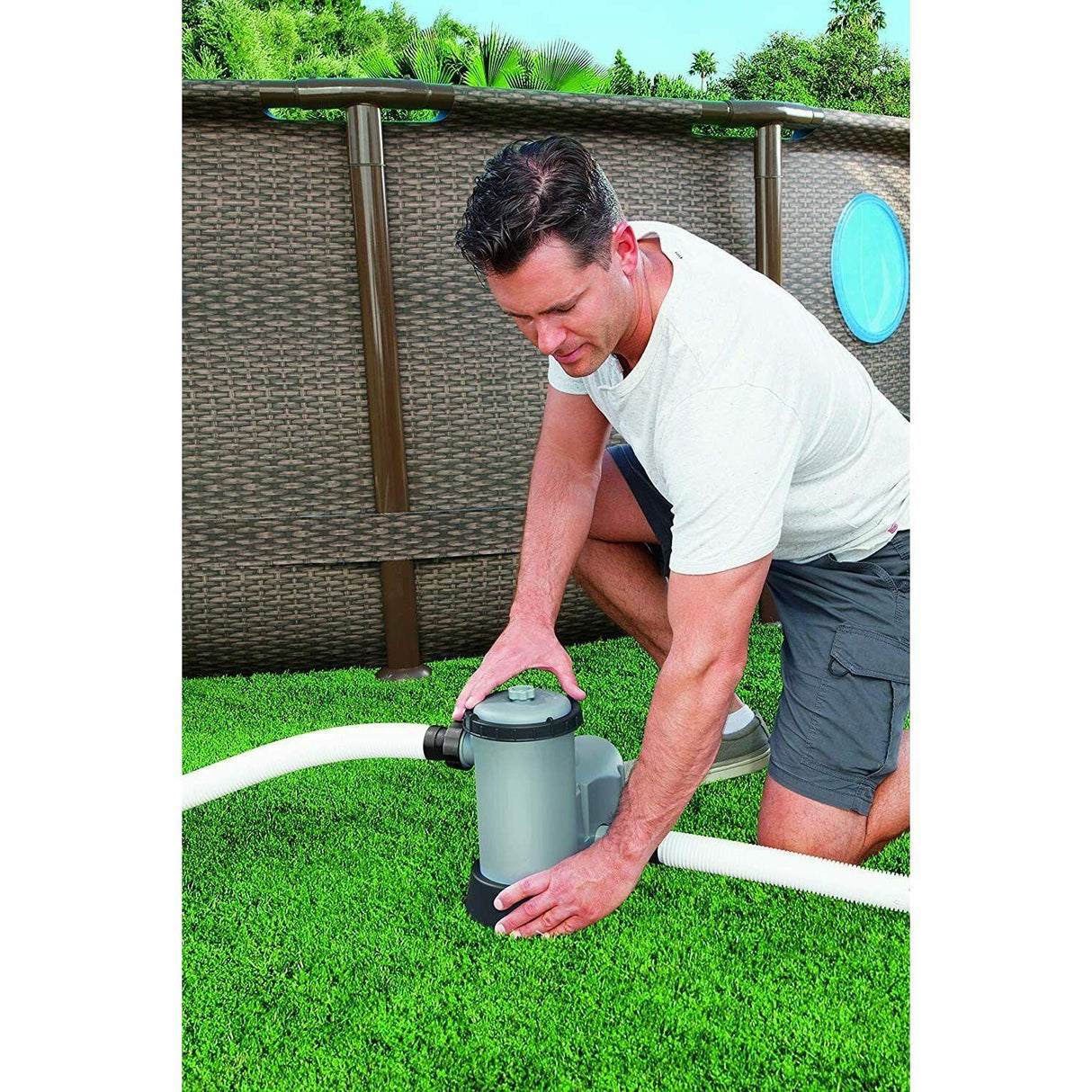 Bestway Flowclear 1500 gal Filter Pool Pump by Bestway - UKBuyZone