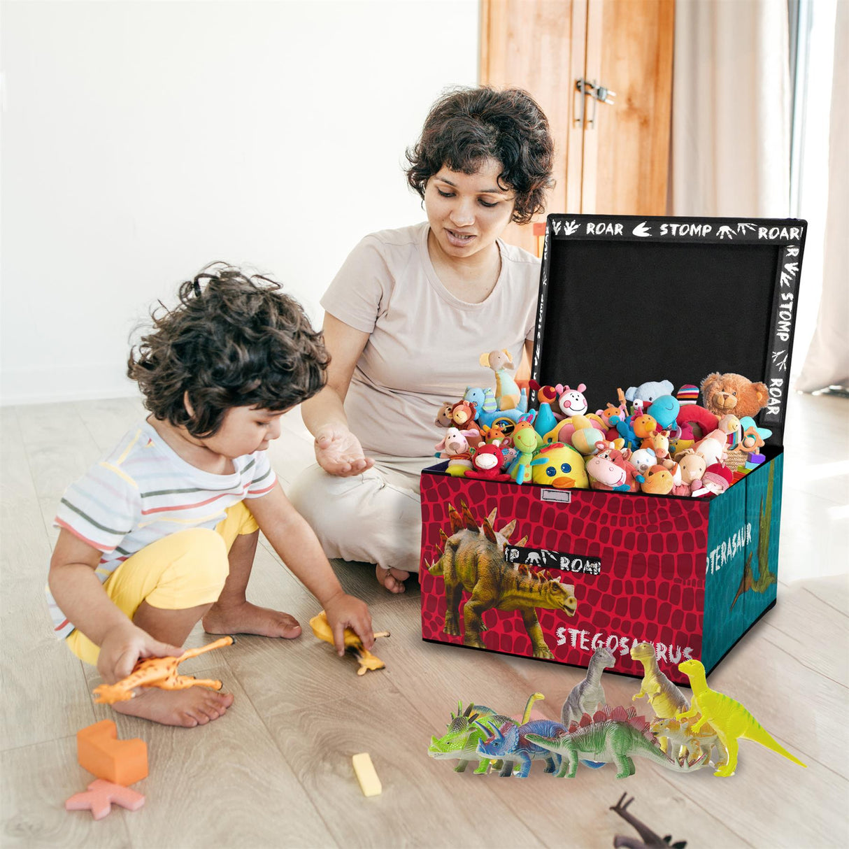 Dino Large Storage Box by The Magic Toy Shop - UKBuyZone