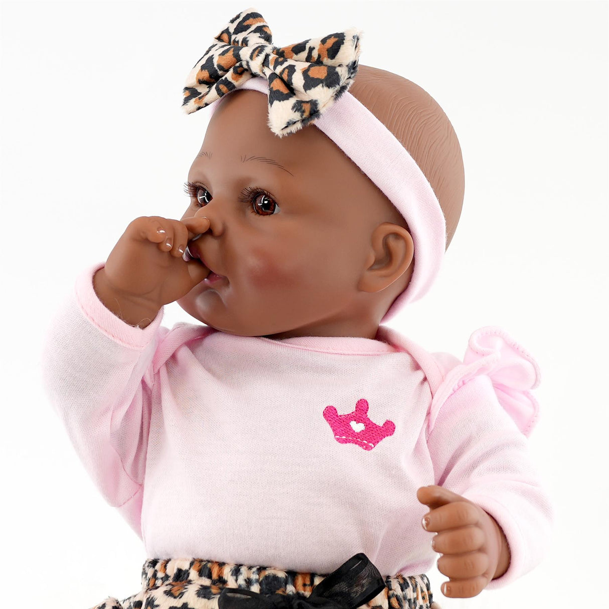 BiBi Black Doll Reborn Girl "Iris" (43 cm / 17") by BiBi Doll - UKBuyZone