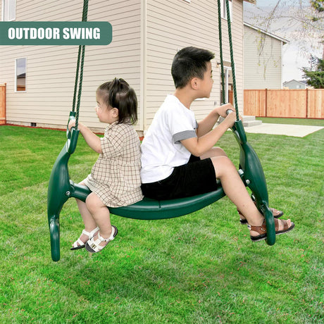 Tandem Swing with Two Seats by The Magic Toy Shop - UKBuyZone