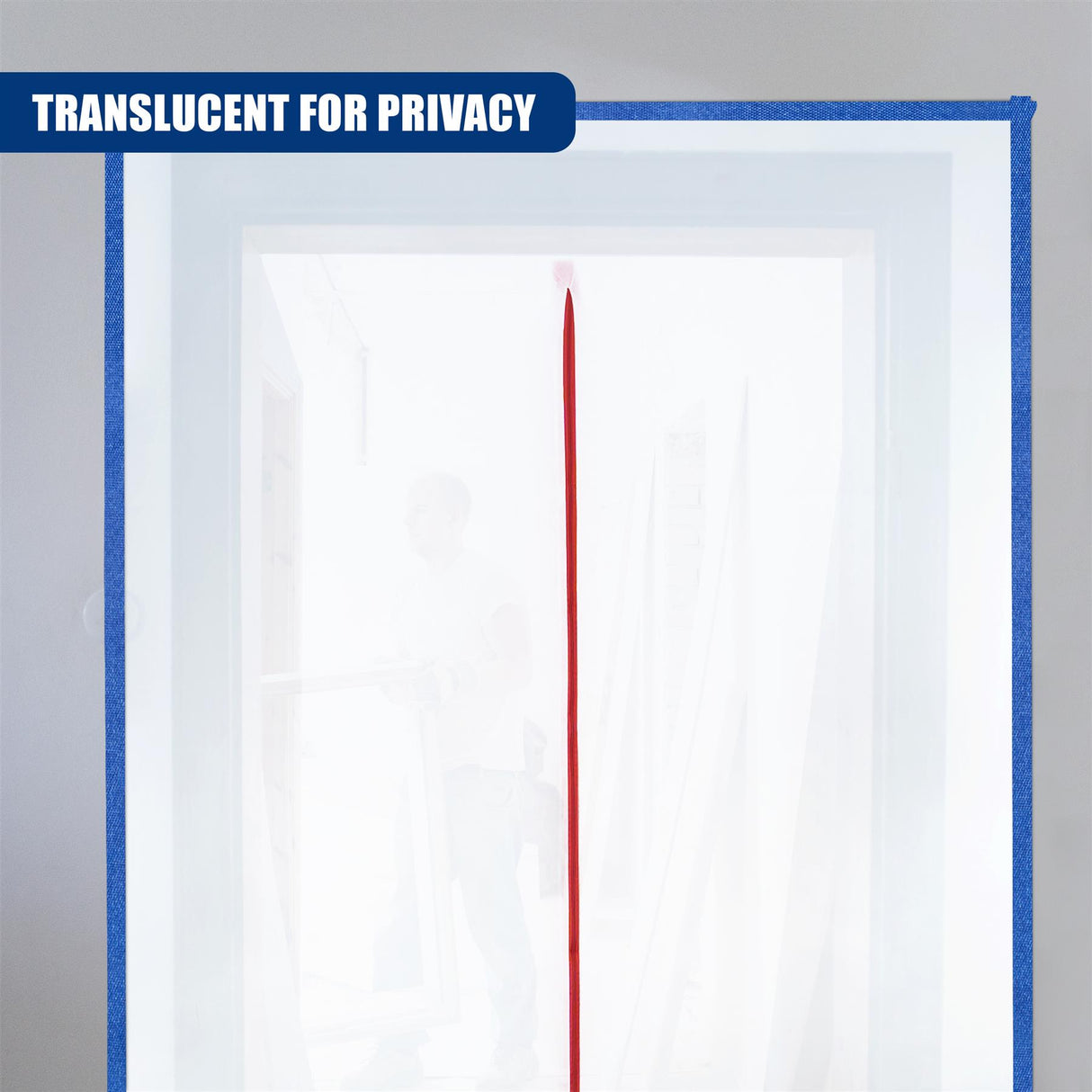 Door Dust Sheet with Zip 220x120cm by GEEZY - UKBuyZone