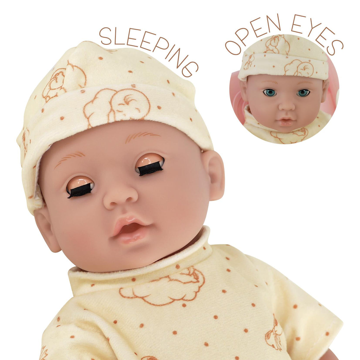 Baby Doll with Feeding High Chair & Accessories