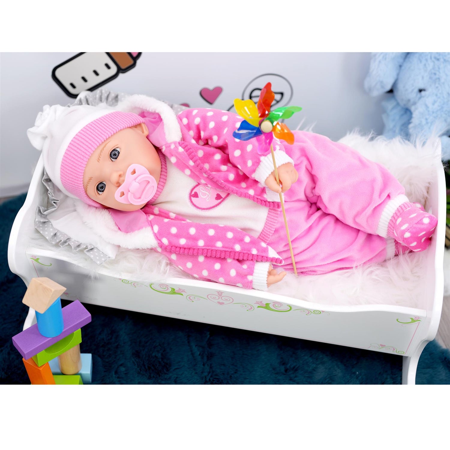 BiBi Baby Doll "Dots" (Matchmaker) (50 cm / 20") by BiBi Doll - UKBuyZone