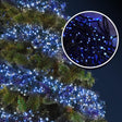 300 LED Cluster Christmas Lights - Blue & White by GEEZY - UKBuyZone