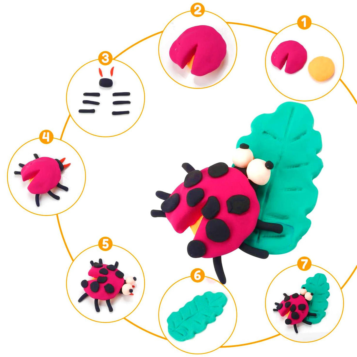 Kids 62 Pieces Dough Kit by The Magic Toy Shop - UKBuyZone