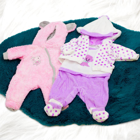 BiBi Outfits - Set of Two Doll (Pink & Purple) (45 cm / 18") by BiBi Doll - UKBuyZone