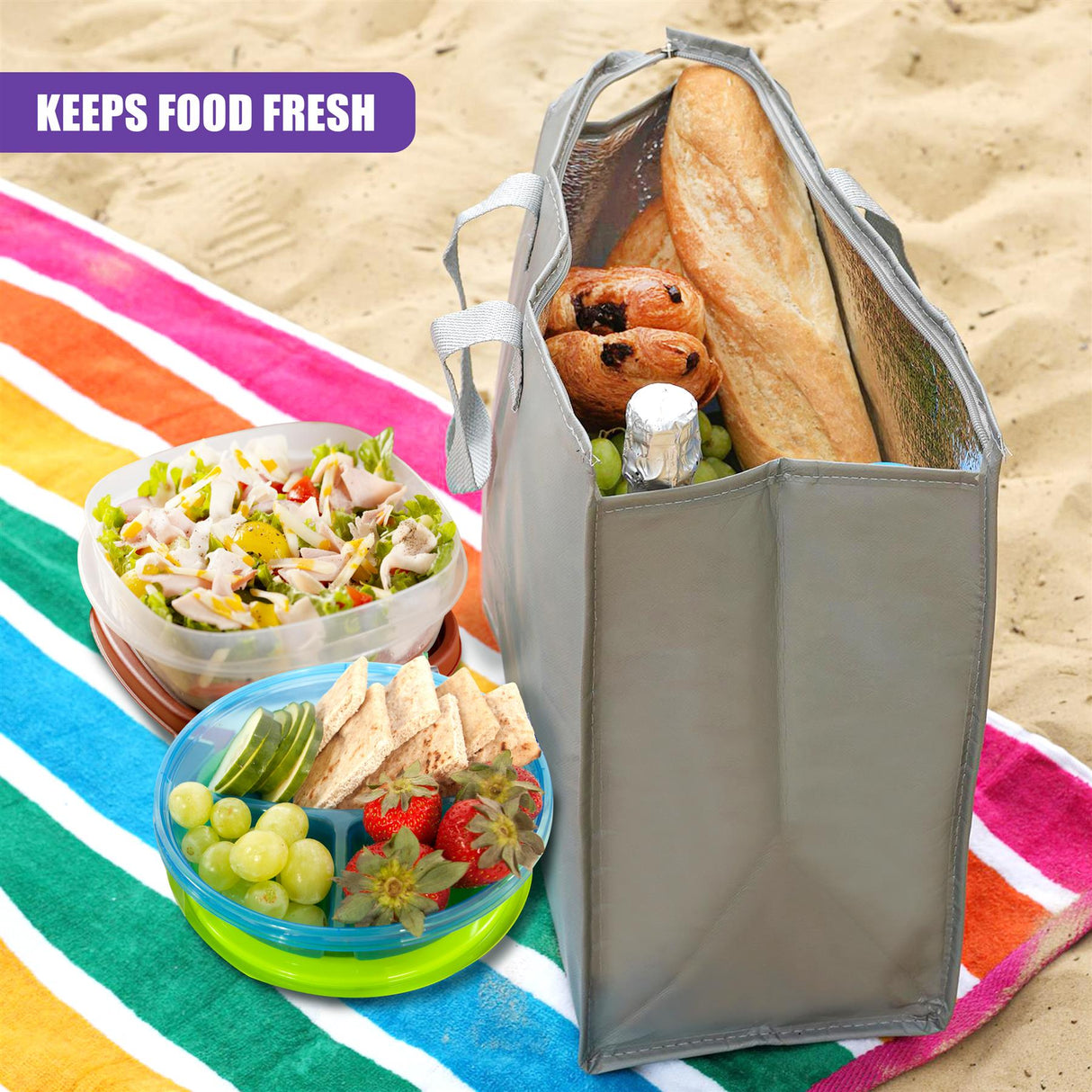 Shopping Cooler Bag by Geezy - UKBuyZone