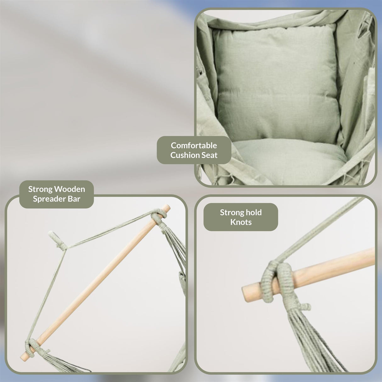 Hammock Swing Chair by GEEZY - UKBuyZone