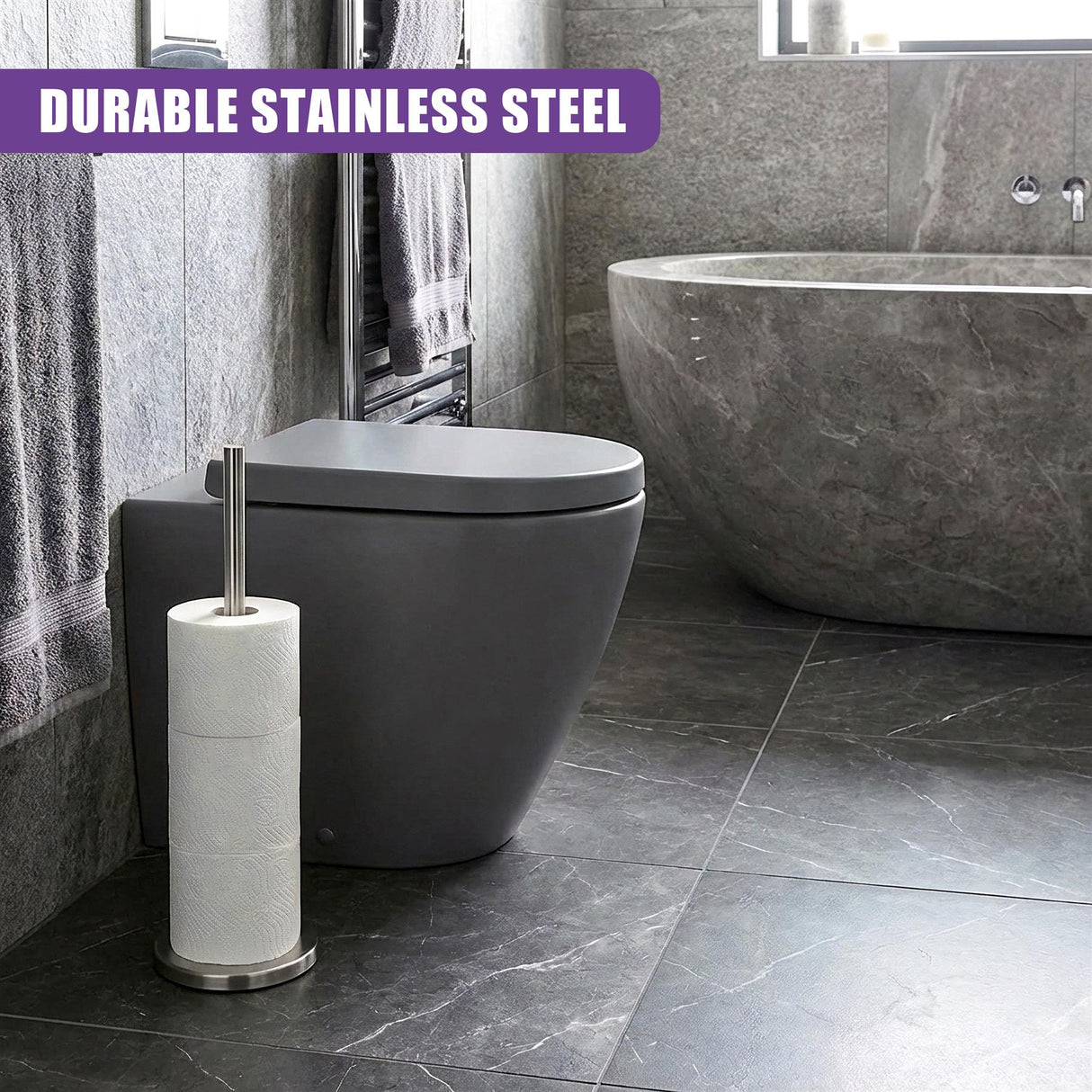 Stainless Steel Toilet Roll Holder