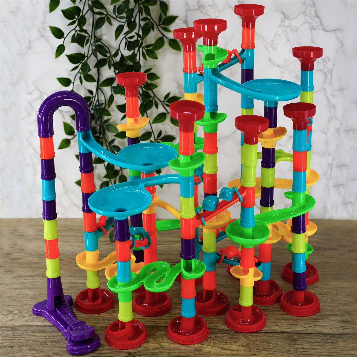 197 Pieces Marble Run Game by The Magic Toy Shop - UKBuyZone