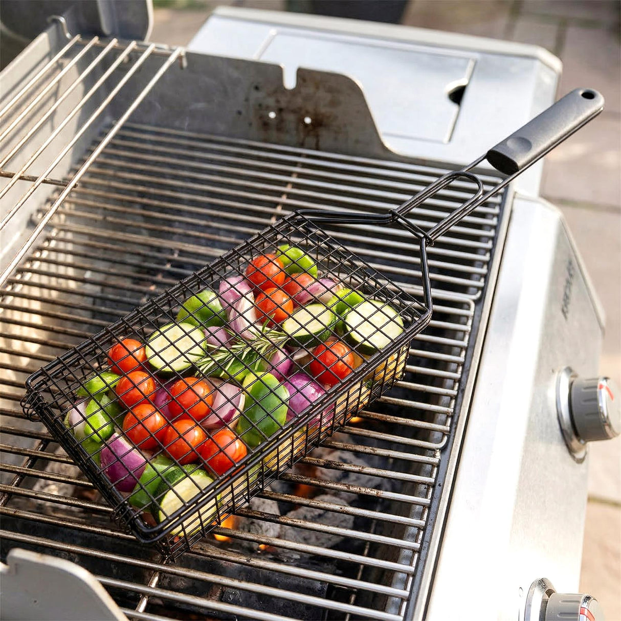 Deep BBQ Grilling Basket