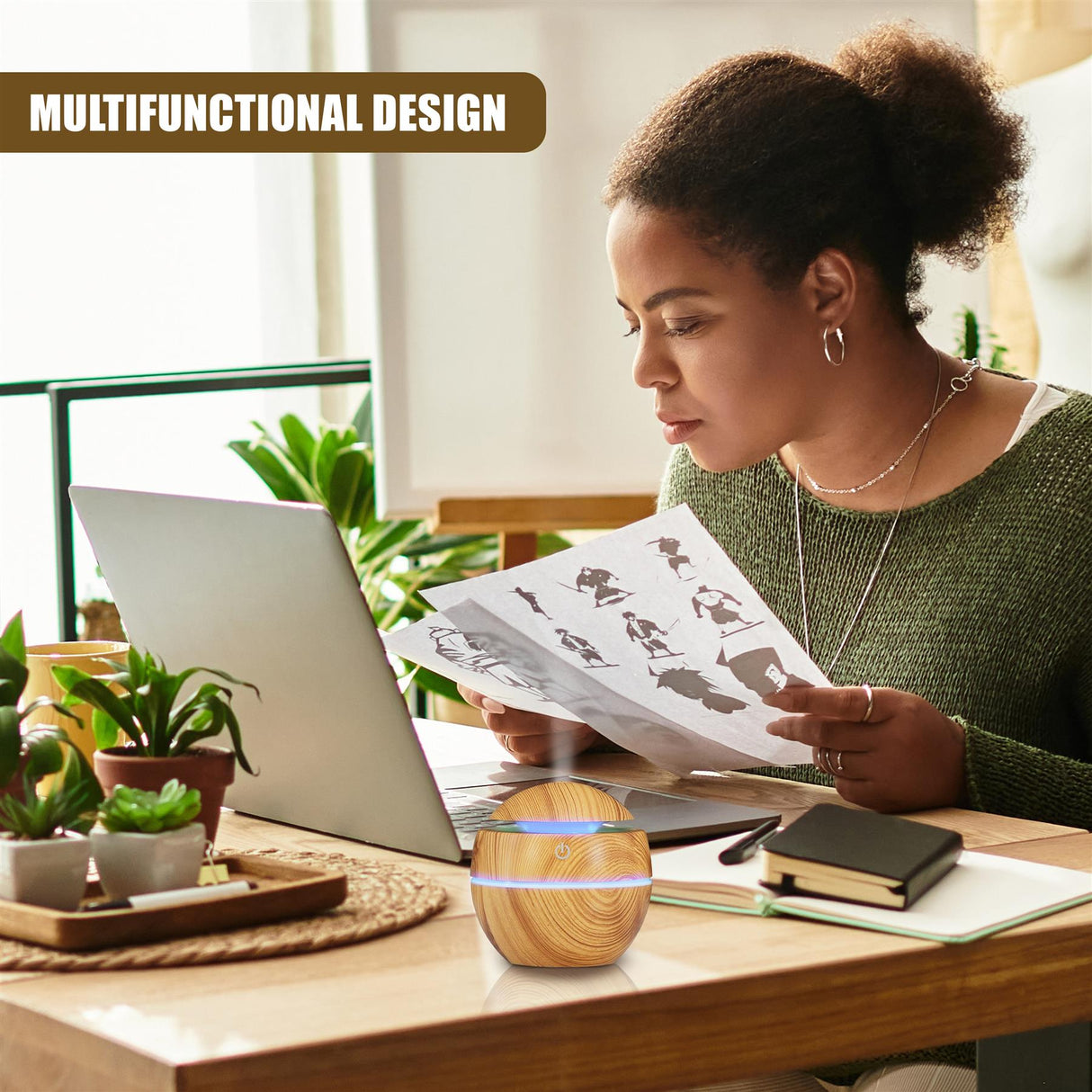 Mini Humidifier USB 130ml by GEEZY - UKBuyZone