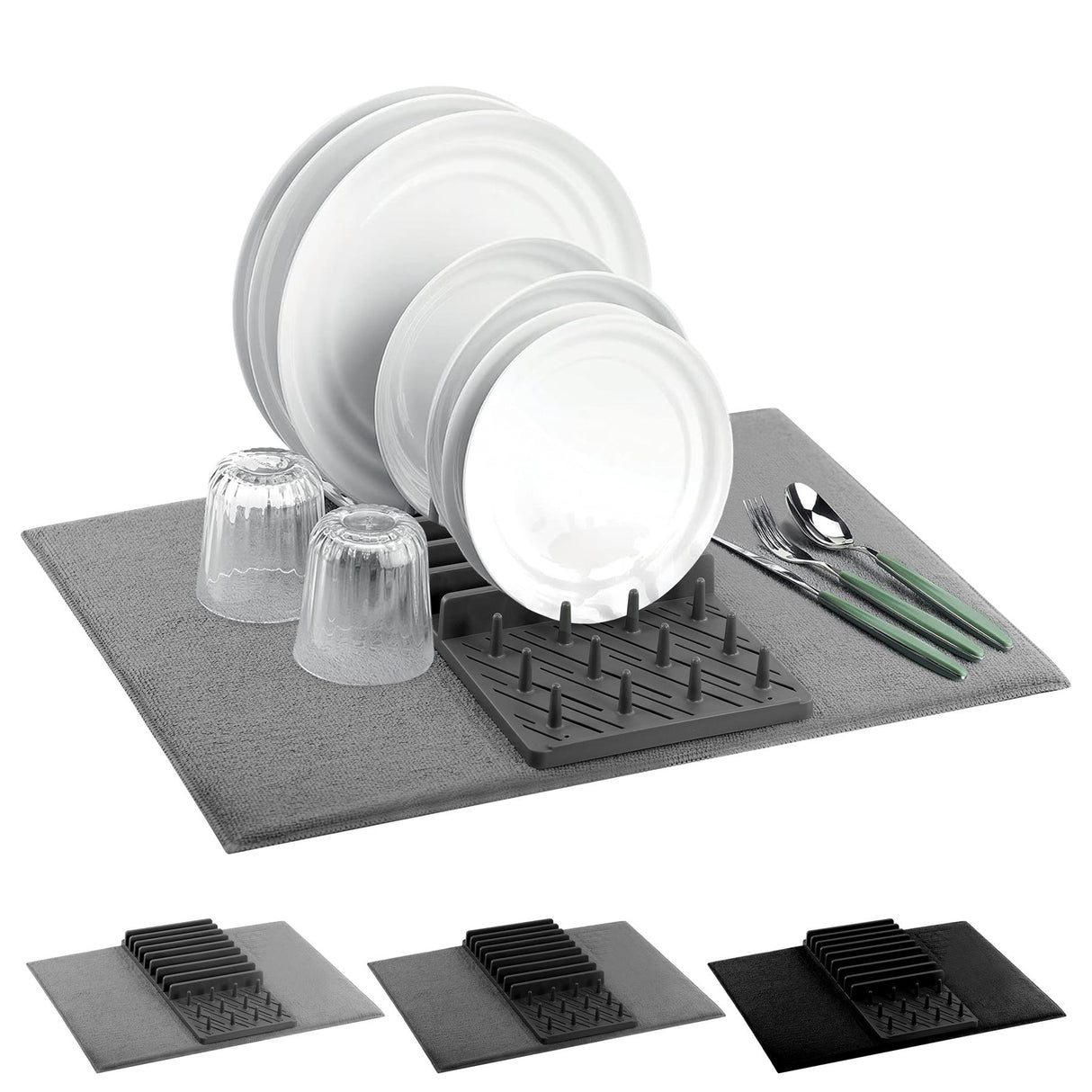 Microfibre Dish Drying Mat by GEEZY - UKBuyZone