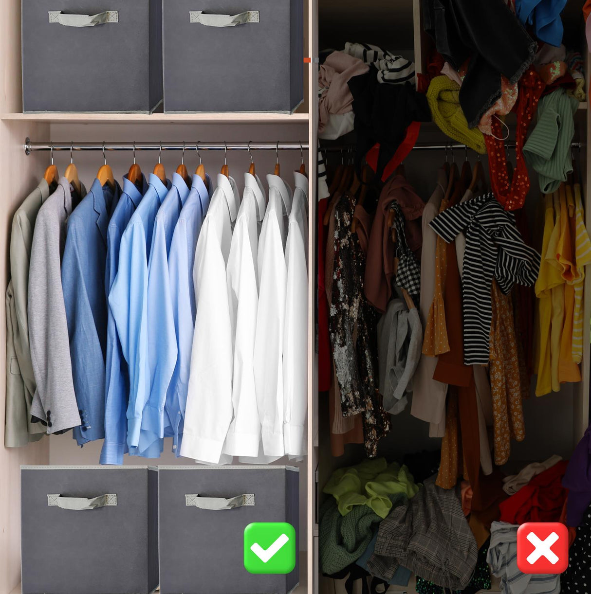 Foldable Square Canvas Storage by GEEZY - UKBuyZone