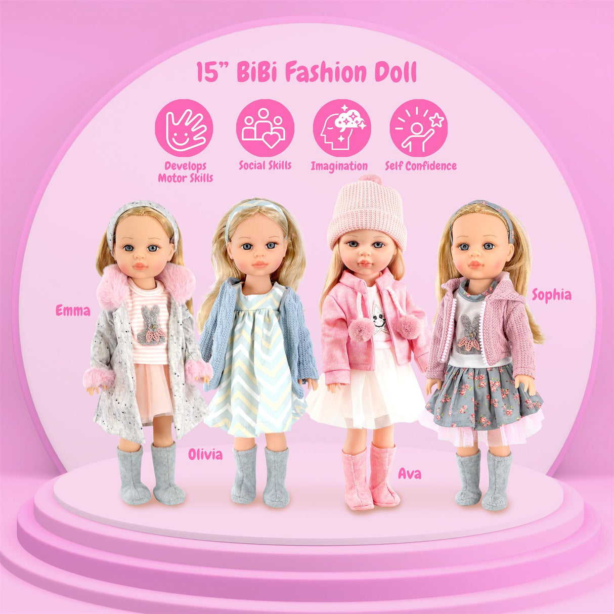 BiBi Fashion Doll "Ava Williams" (38 cm / 15") by BiBi Doll - UKBuyZone