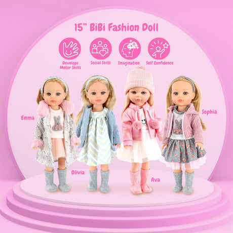 BiBi Fashion Doll "Ava Williams" (38 cm / 15") by BiBi Doll - UKBuyZone