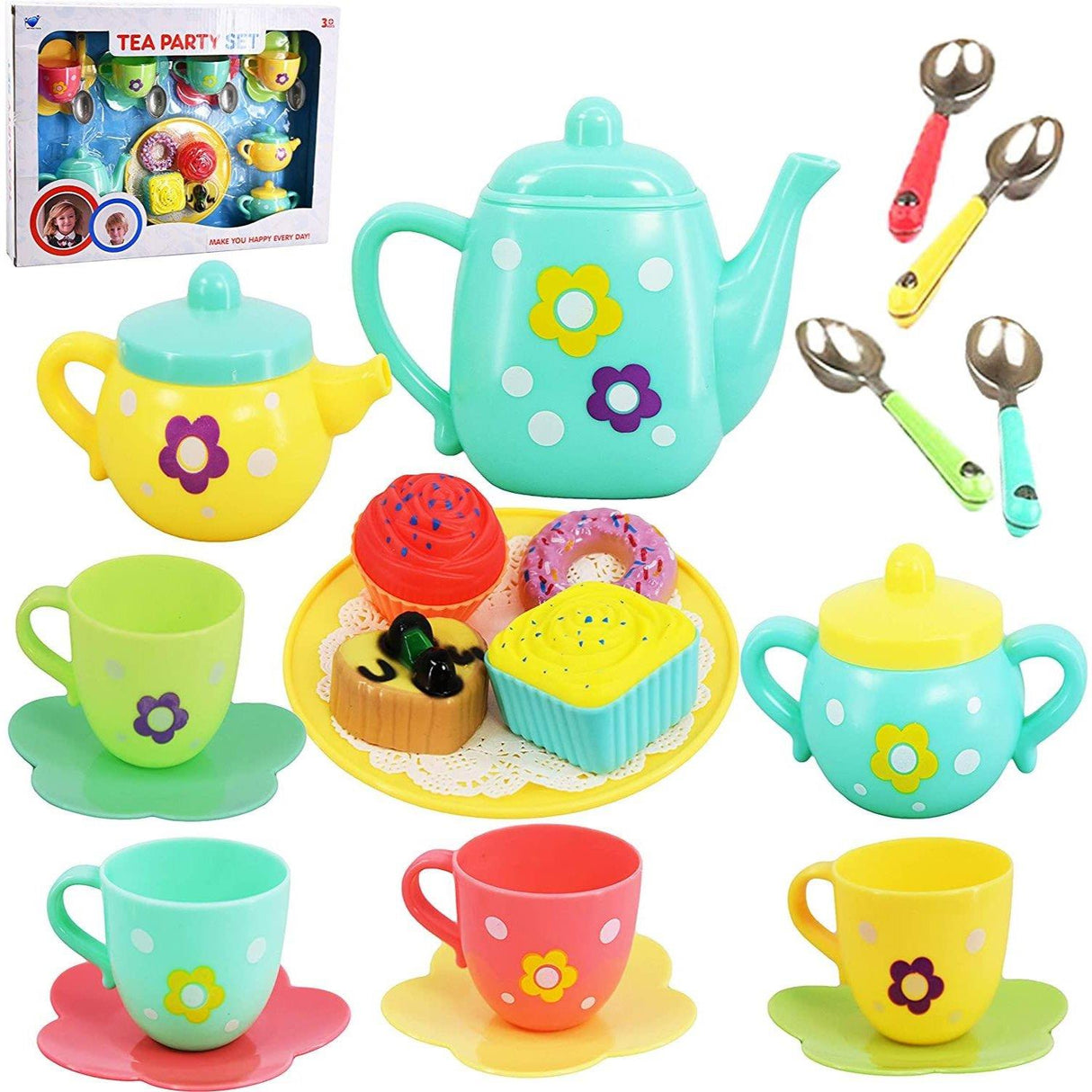 Children's Pretend Tea Playset by The Magic Toy Shop - UKBuyZone