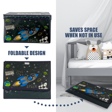 Blast Off Large Storage Box by The Magic Toy Shop - UKBuyZone