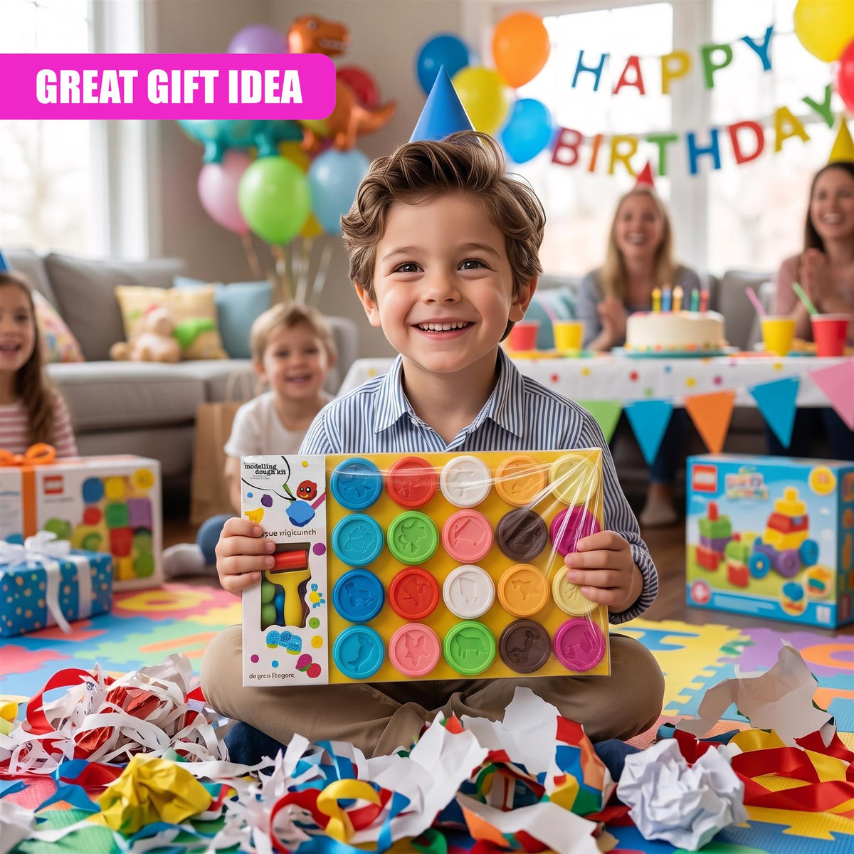 62-Piece Kids Dough Kit