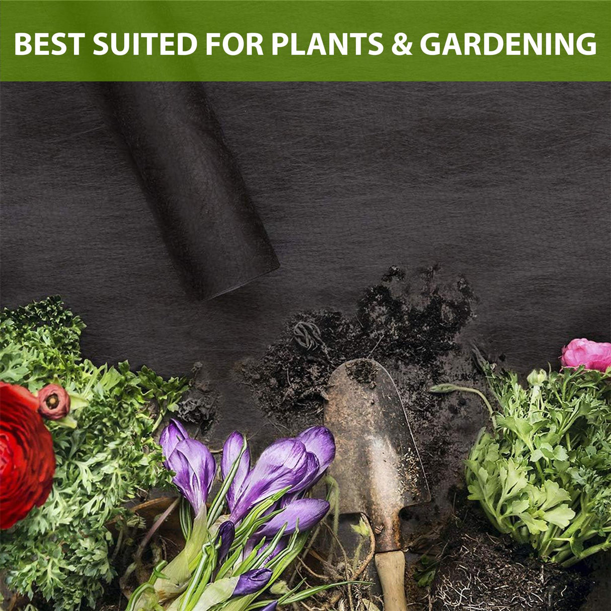 Non-Woven Weed Control Fabric 1.5x7m by GEEZY - UKBuyZone