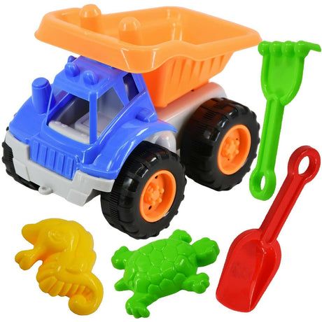 Sand Truck & Accessories Set (5 Pcs.) by The Magic Toy Shop - UKBuyZone