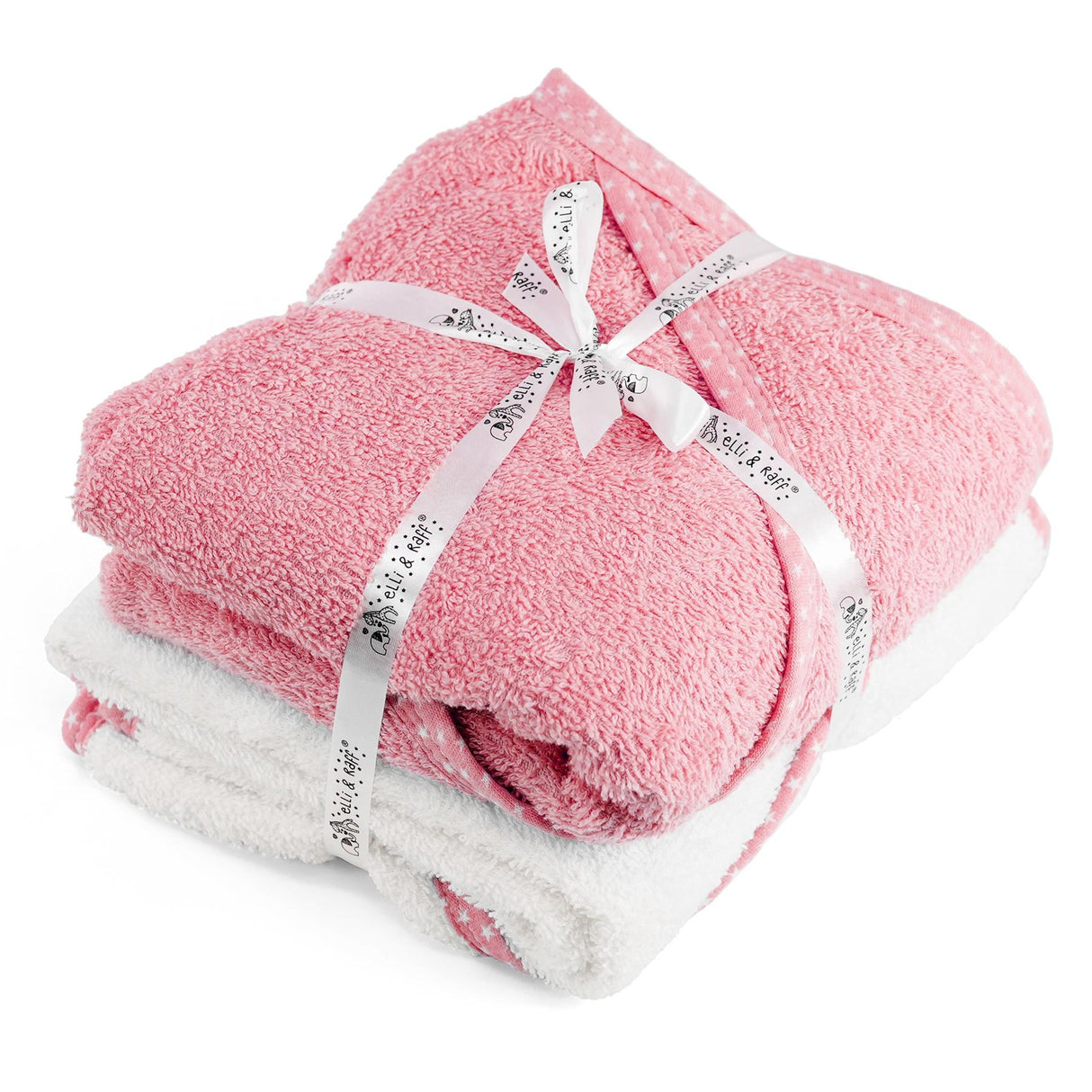 Pack of 2 Hooded Baby Bath Towels