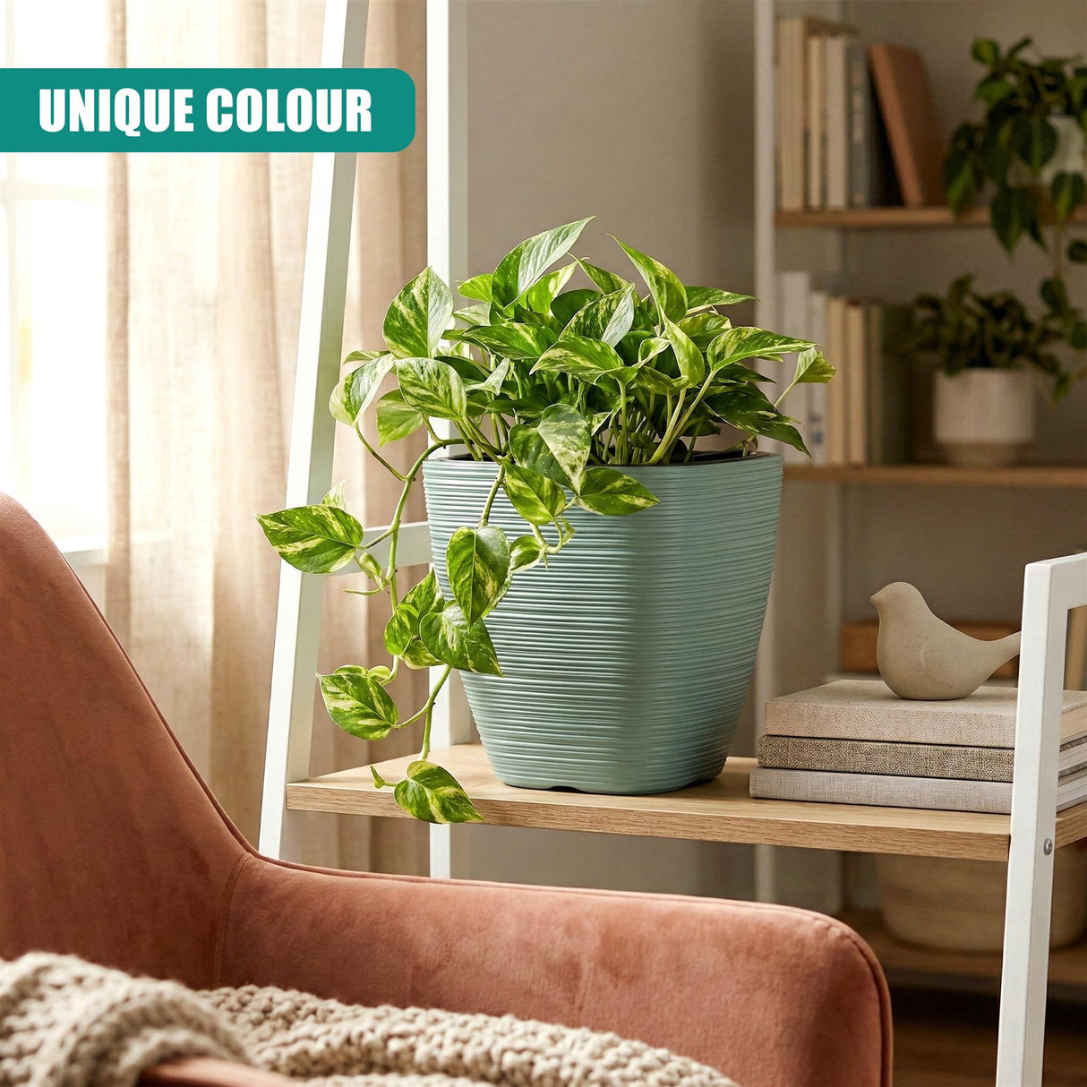 Square Flower Pot, 28.9 cm