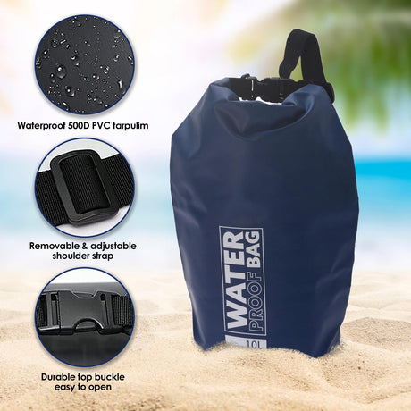 10 L Waterproof Dry Bags by GEEZY - UKBuyZone