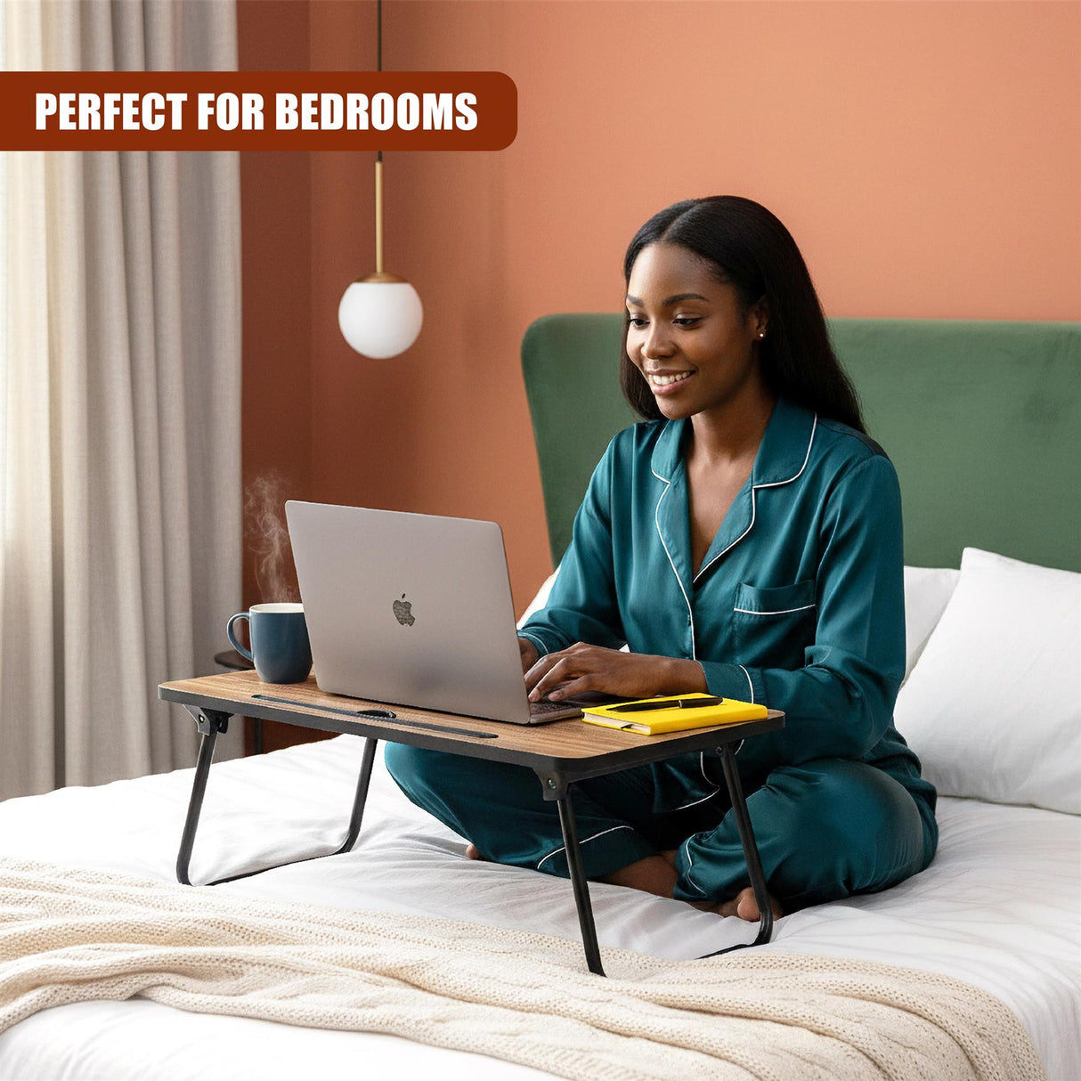 Foldable Laptop and Tablet Bed Table