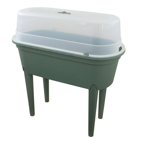 Green Raised Garden Bed Planter With Lid and Legs by Geezy - UKBuyZone
