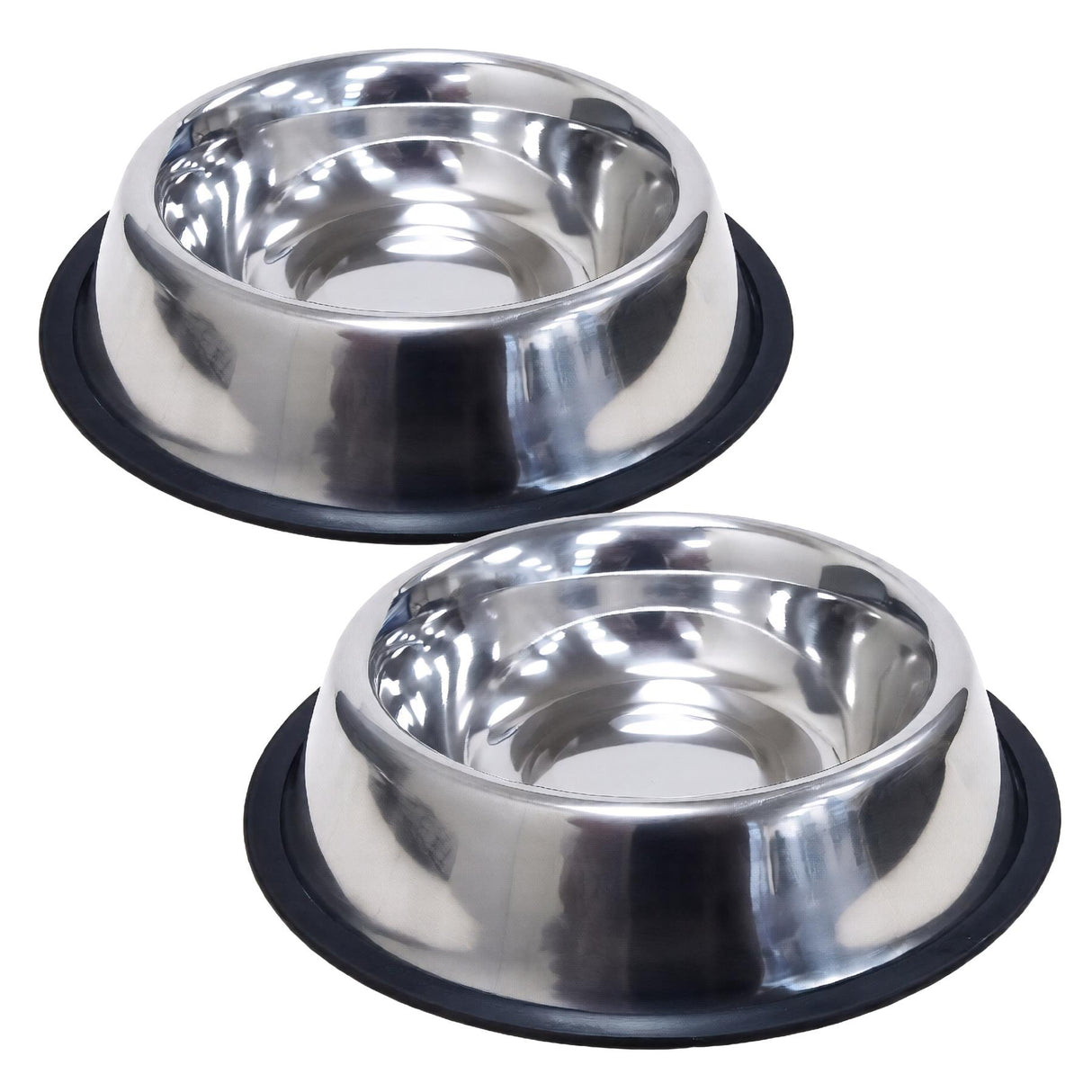 Stainless Steel Dog Bowl - Set of 2