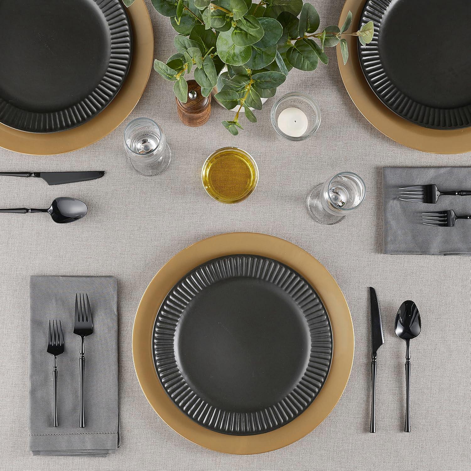 Metallic Charger Plates Set of 4 by GEEZY - UKBuyZone