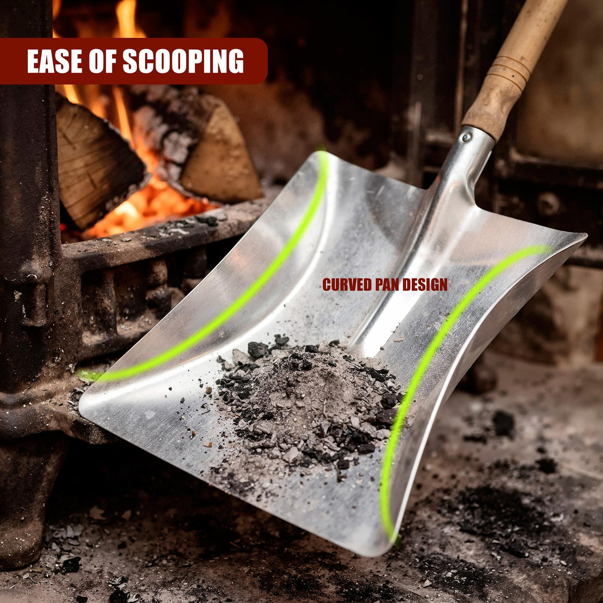Metal Coal Shovel 8"
