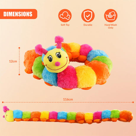 Caterpillar Plush Toy, 116cm by The Magic Toy Shop - UKBuyZone