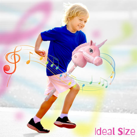 Pink Hobby Horse Unicorn by The Magic Toy Shop - UKBuyZone