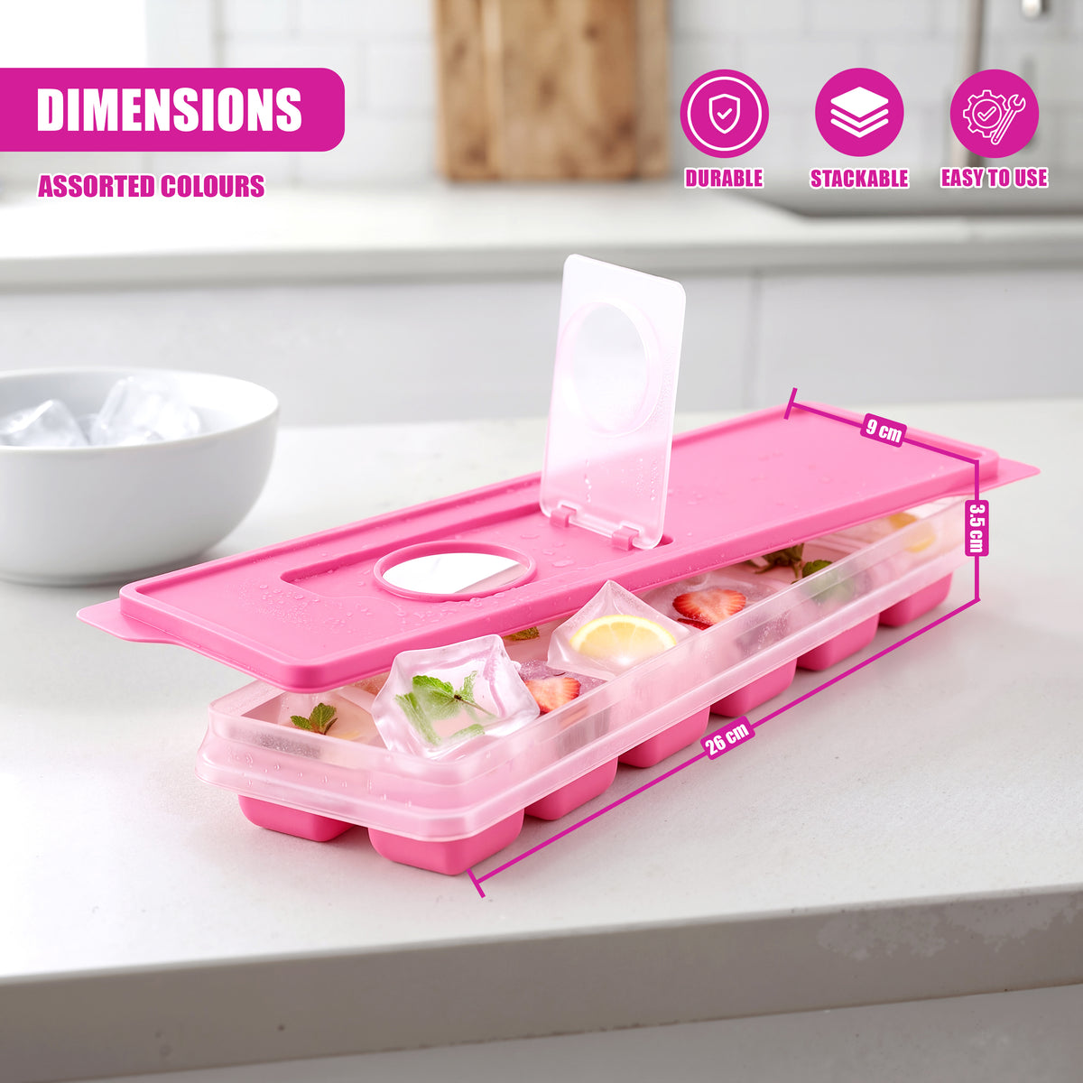 Ice Cube Trays with Lids