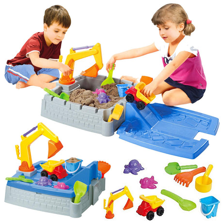 2 in 1 Kids Sand Box Water Table by The Magic Toy Shop - UKBuyZone