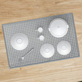 Microfibre Dish Drying Grey Mats Pack of 2 by GEEZY - UKBuyZone