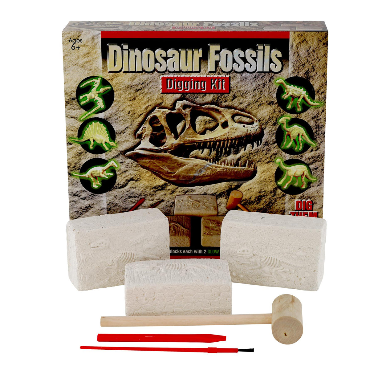 Dinosaur Fossils Digging Kit by The Magic Toy Shop - UKBuyZone