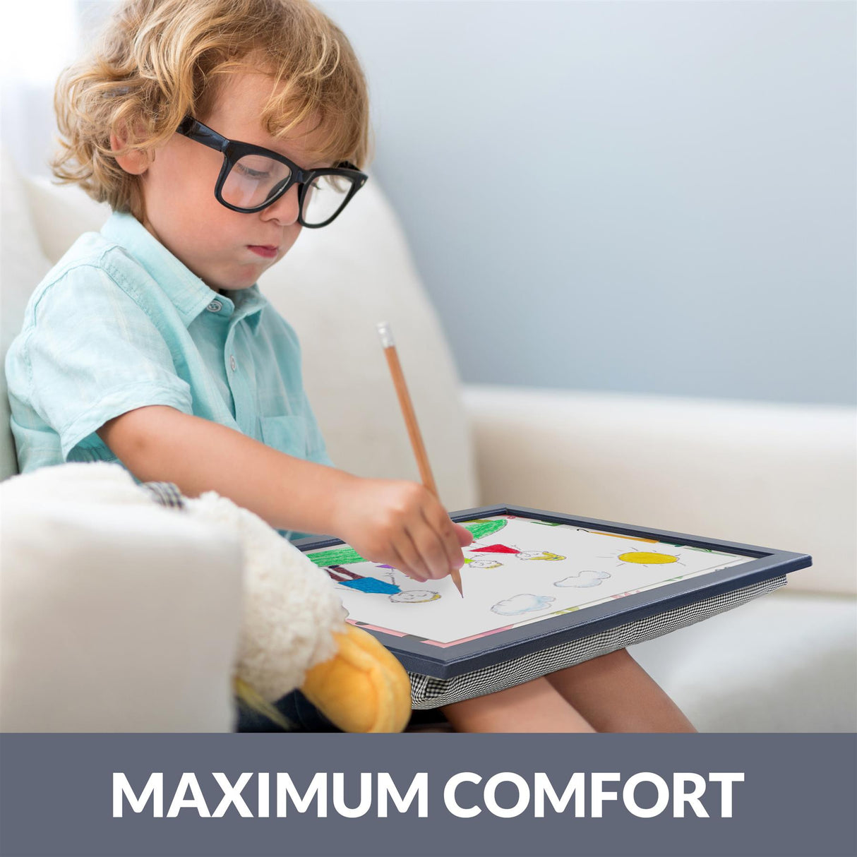 Dinosaurs Lap Tray With Bean Bag Cushion by Geezy - UKBuyZone