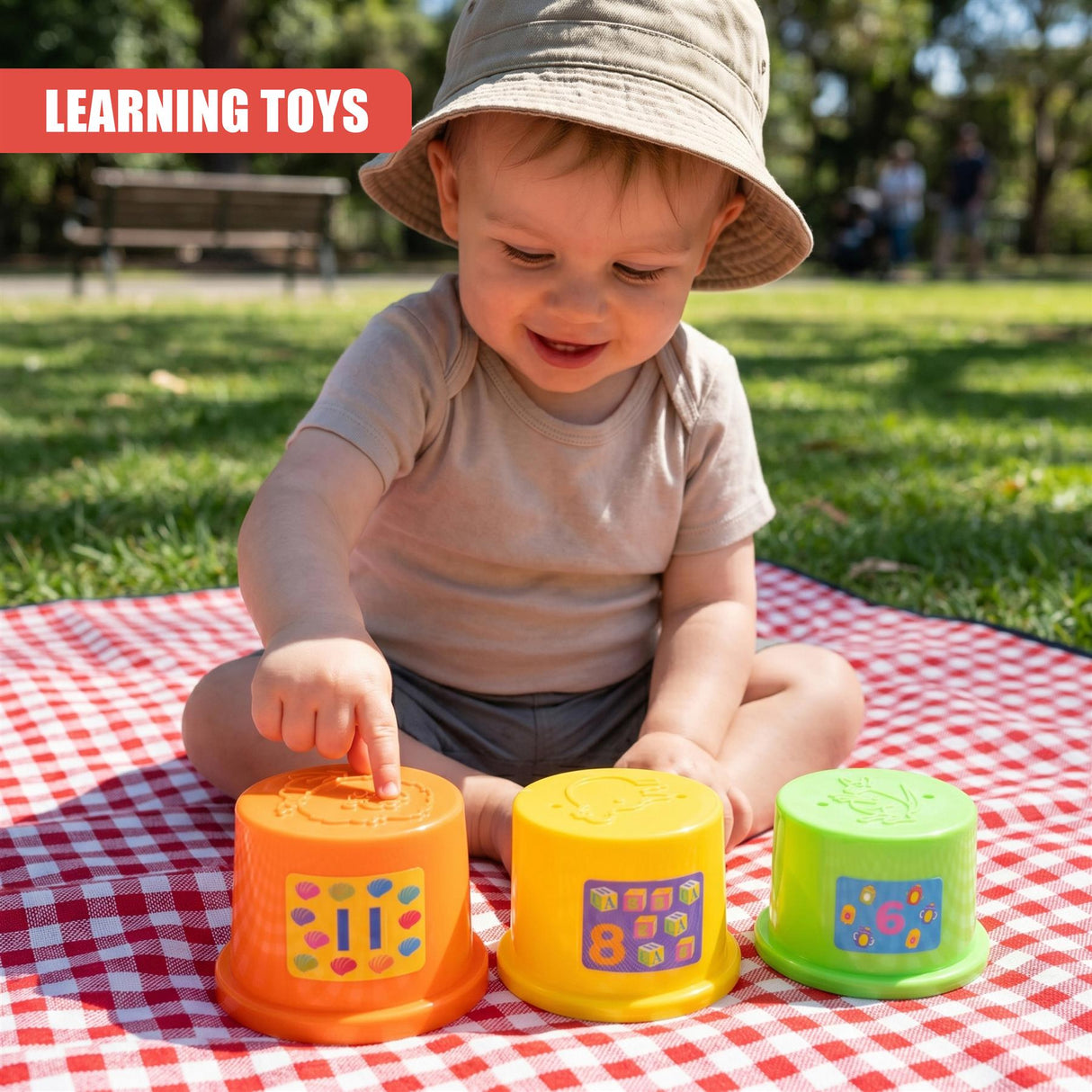 Gerry The Giraffe Stacking Cups
