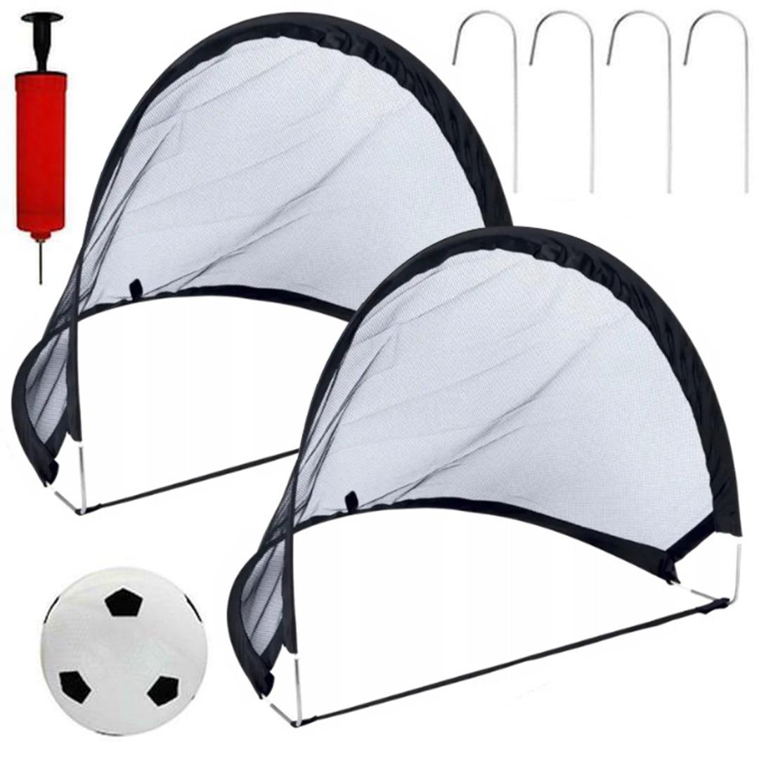 Pop-Up Goal Set of 2 with Ball and Pump by The Magic Toy Shop - UKBuyZone