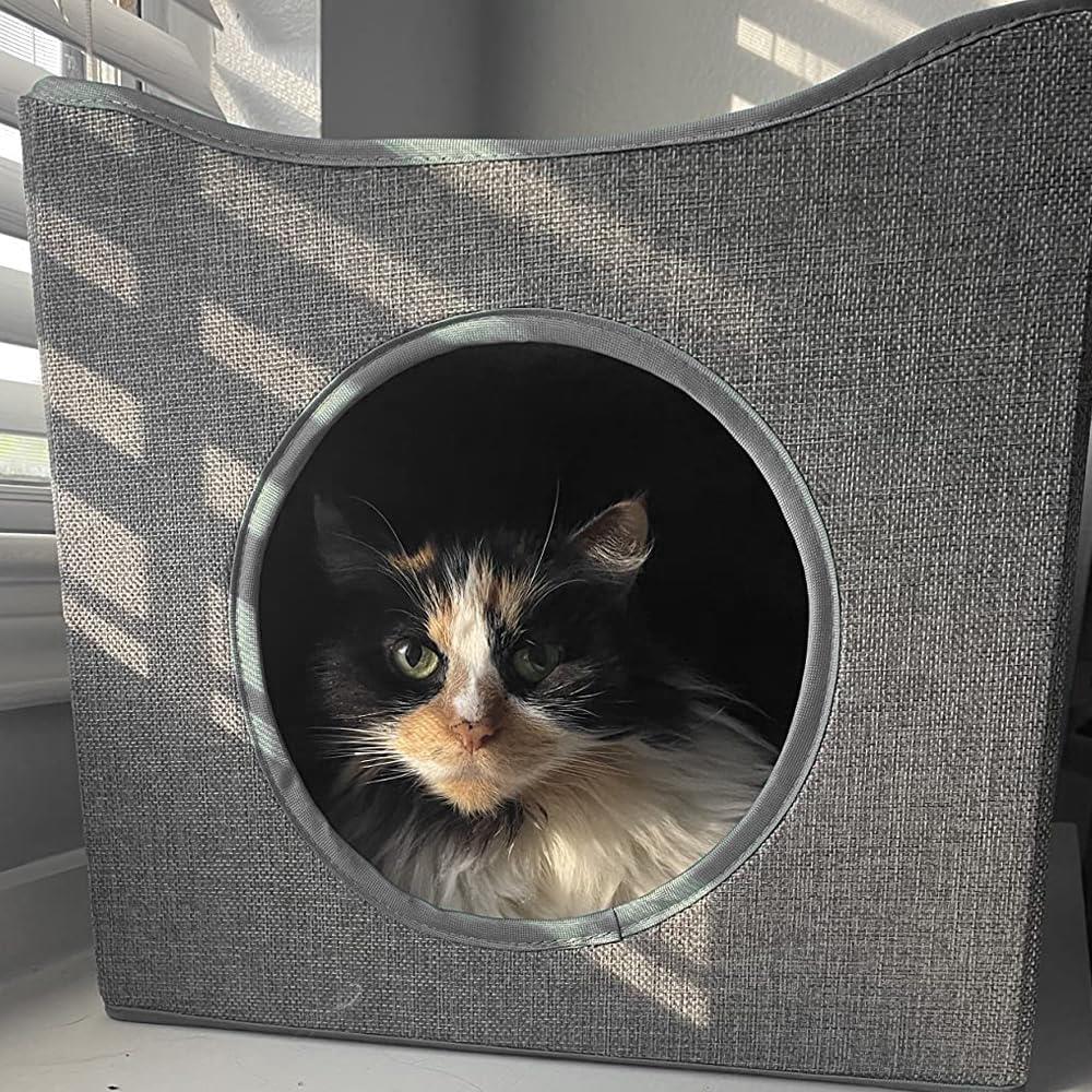Foldable Cosy Cat Houses by GEEZY - UKBuyZone