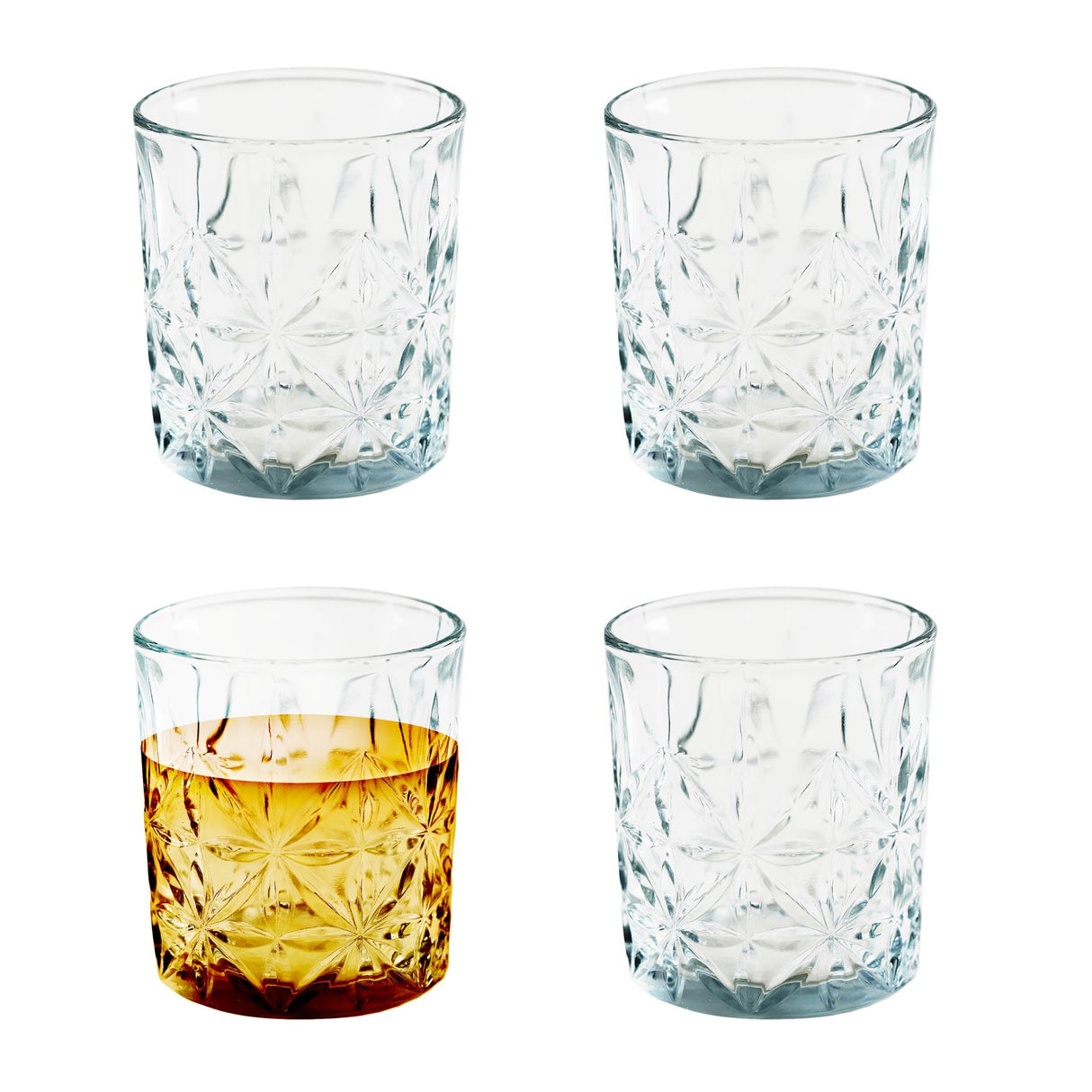 Set of 4 Whisky Glasses