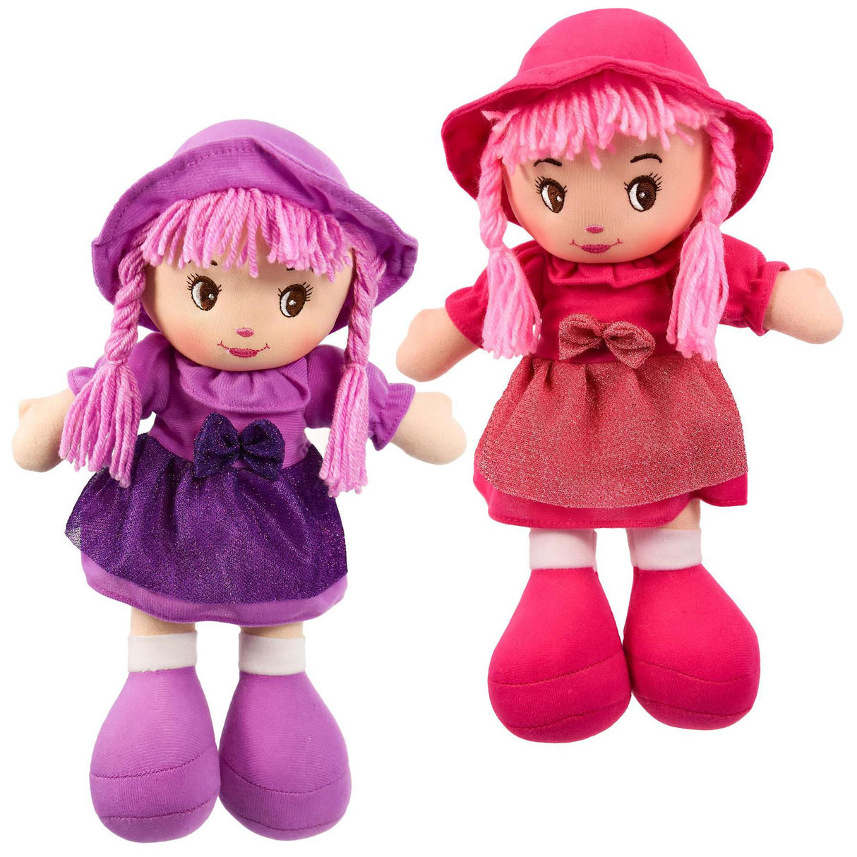 My First Rag Doll 35 cm Soft Cuddly Dolly by BiBi Doll - UKBuyZone