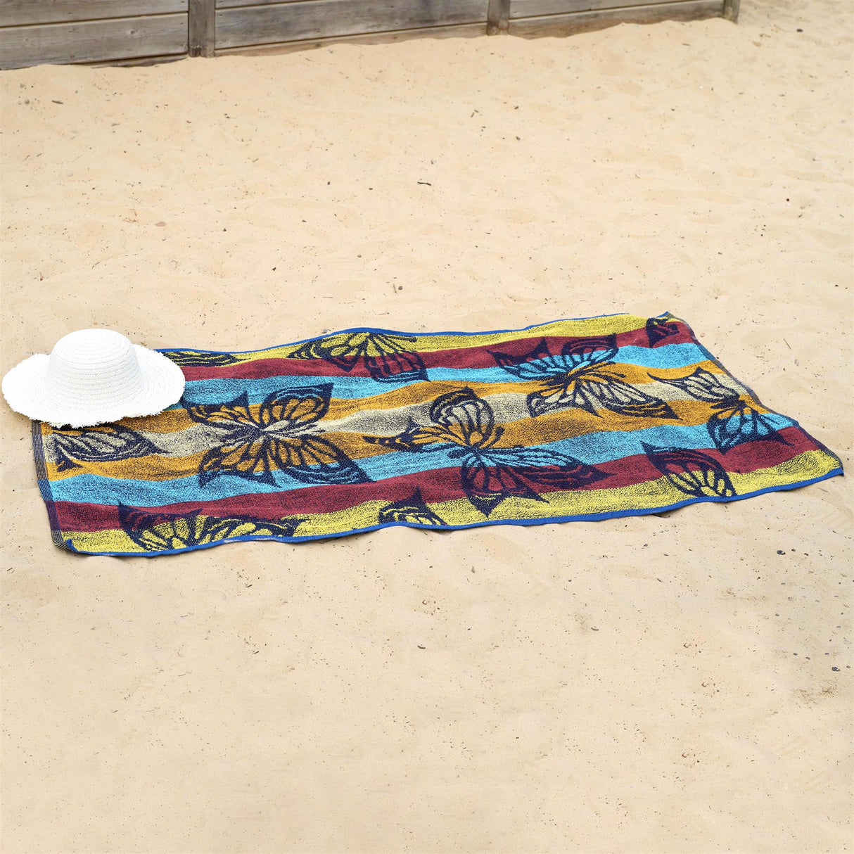 Large Multicoloured Beach Towels by Geezy - UKBuyZone