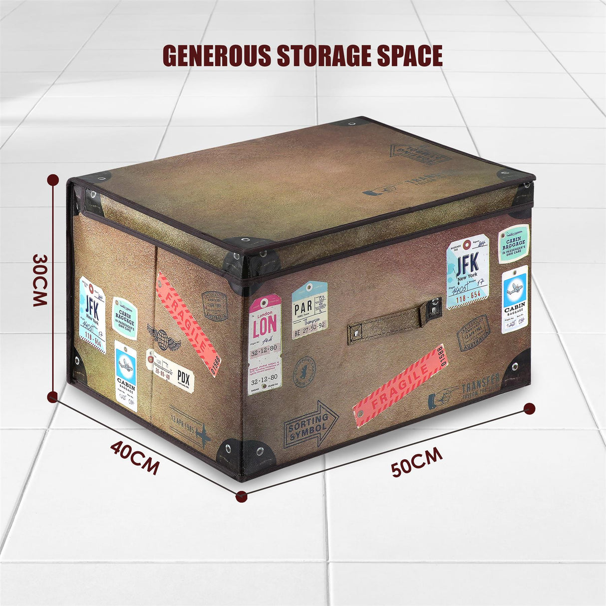 Vintage Large Storage Box by The Magic Toy Shop - UKBuyZone