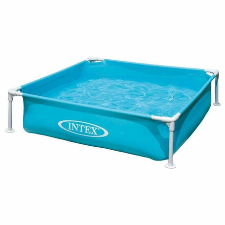 Intex Mini Frame Compact Pool - Blue - Above Ground 122 X 122 Cm by Intex - UKBuyZone